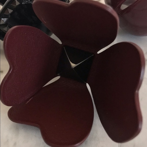 **SOLD**COACH Tea Rose Studded Bag Charm - Picture 8 of 8